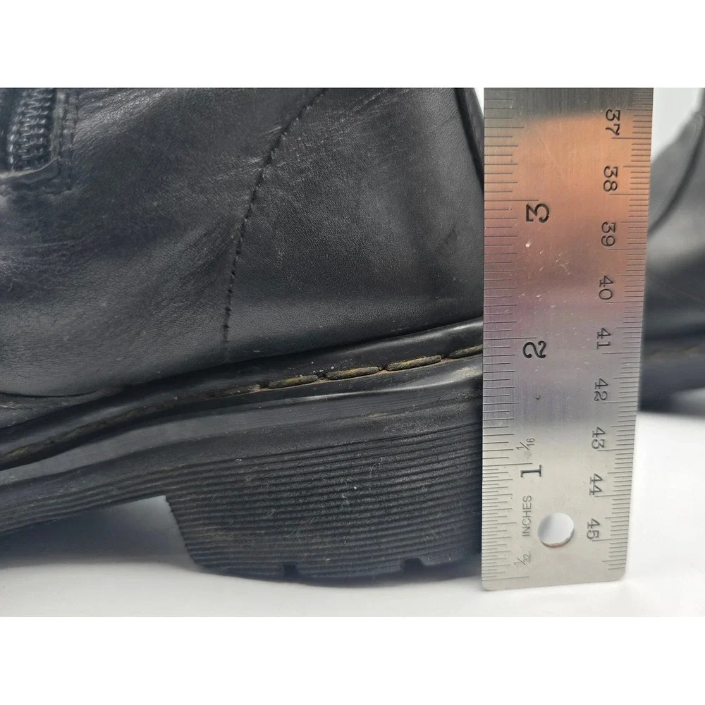 Dr. Martens 9491 Vintage Rare Black Leather Tall Boots Made in England UK 7 US 9